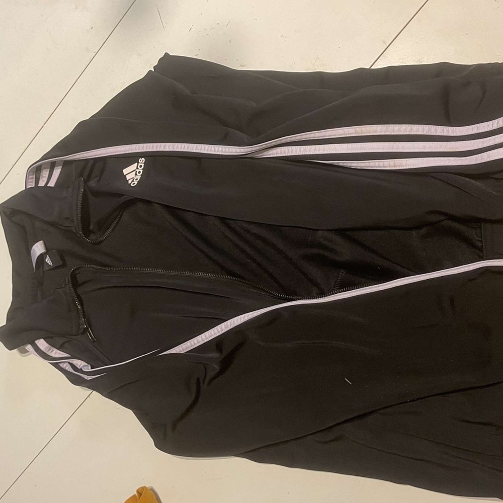 black and white adidas hoodie